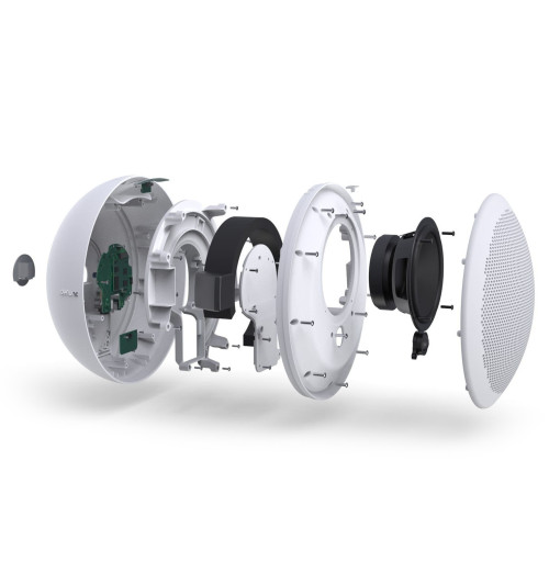 Defunc Home Small - Aktywny głośnik multiroom z odtwarzaczem sieciowym Wi-Fi, AirPlay2 i Bluetooth 5.0