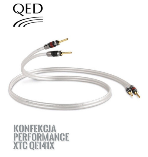 Kabel głośnikowy konfekcja QED PERFORMANCE XTC QE1412 - 3m