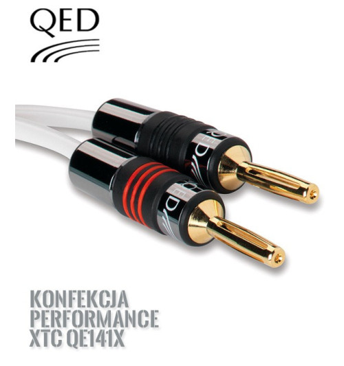 Kabel głośnikowy konfekcja QED PERFORMANCE XTC QE1412 - 3m