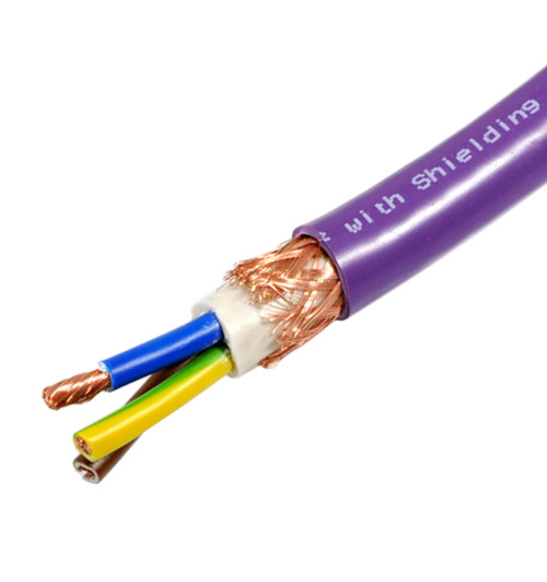 Melodika Purple Rain MDC3400 - Przewód zasilający 3x4mm2 ekranowany z miedzi OFC klasy 4N