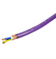 Melodika Purple Rain MDC3400 - Przewód zasilający 3x4mm2 ekranowany z miedzi OFC klasy 4N