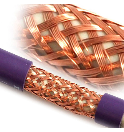 Melodika Purple Rain MDC3400 - Przewód zasilający 3x4mm2 ekranowany z miedzi OFC klasy 4N