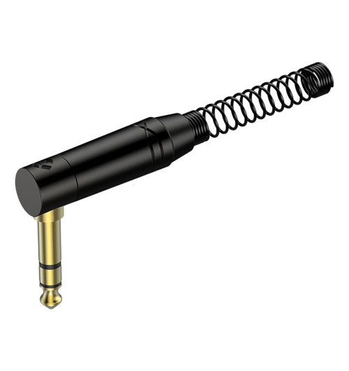 Roxtone RJ3RPP-BG - wtyk kątowy Jack 6,3 mm stereo