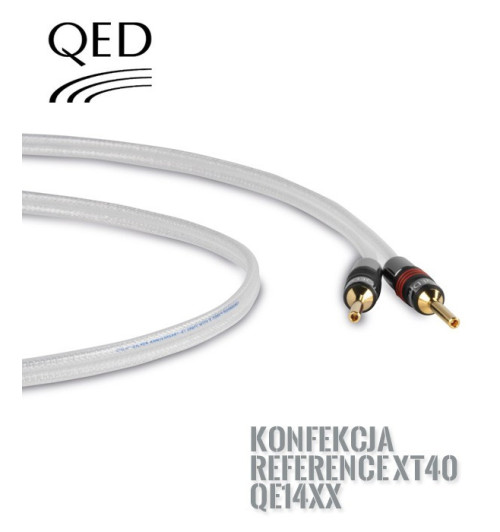 Kabel głośnikowy konfekcja QED REFERENCE XT40 QE14xx - 3m