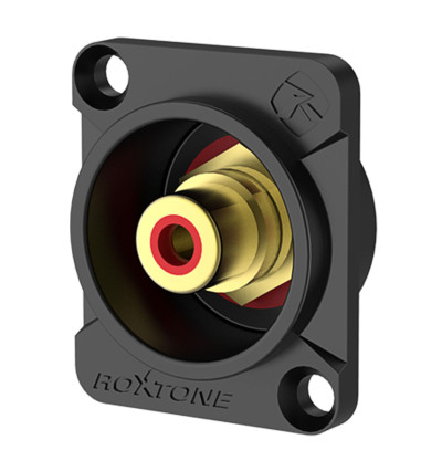 Gniazdo typu RCA Roxtone RF2D-B-R | AVstore.pl