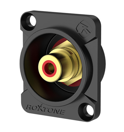 Gniazdo typu RCA Roxtone RF2D-B-R | AVstore.pl
