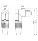 Roxtone RX3RFP-NT - gniazdo kątowe typu XLR żeńskie