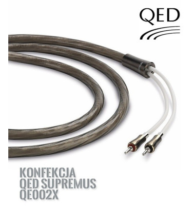 Kabel głośnikowy konfekcja QED SUPREMUS QE0004 - 3m