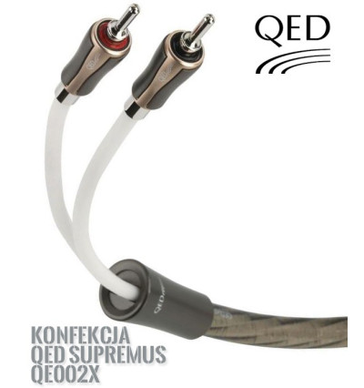 Kabel głośnikowy konfekcja QED SUPREMUS QE0004 - 3m