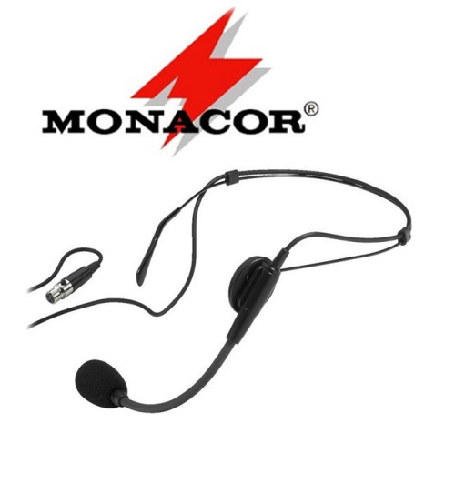 Mikrofon nagłowny MONACOR HSE-80