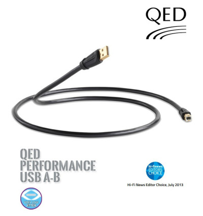 Kabel USB typ A - typ B QED QE6902 - 2m