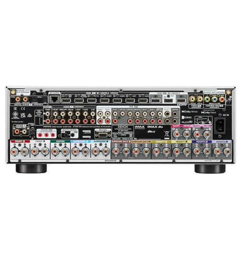 Denon AVC-X6800H - Amplituner kina domowego 11.4 z Dolby Atmos, DTS:X, IMAX Enhanced, Auro 3D i HEOS