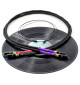 Tellurium Q Ultra Black II Turntable RCA - Kabel gramofonowy 2x RCA - 2x RCA z uziemieniem