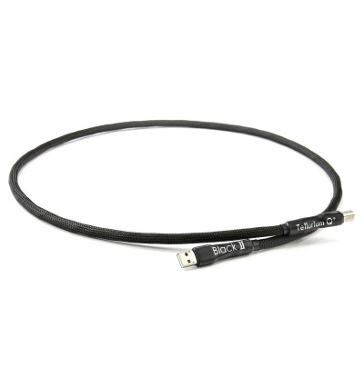 Tellurium Q Black II USB - Profesjonalny kabel USB-A do USB-B