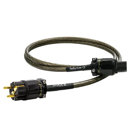 Tellurium Q Black II Power Cable - Profesjonalny kabel zasilający Schuko - IEC