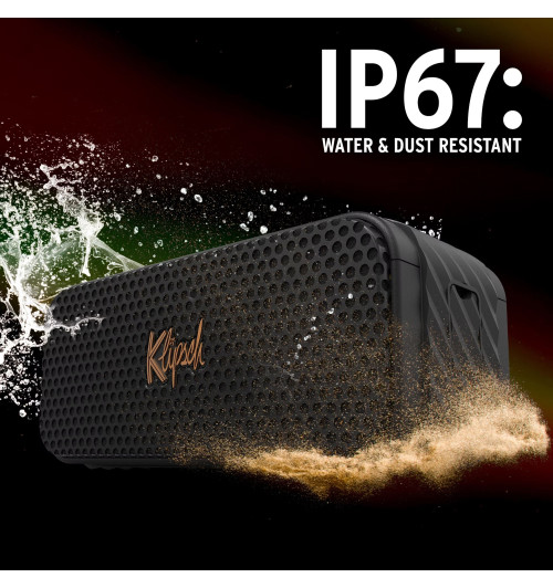 Klipsch Nashville - Przenośny wodoodporny głośnik bezprzewodowy Bluetooth 5.3