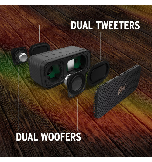 Klipsch Nashville - Przenośny wodoodporny głośnik bezprzewodowy Bluetooth 5.3