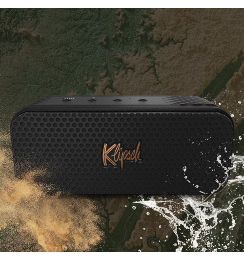 Klipsch Nashville - Przenośny wodoodporny głośnik bezprzewodowy Bluetooth 5.3