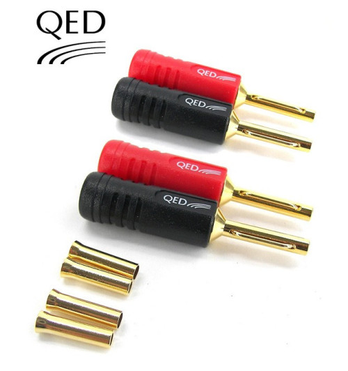 Wtyk bananowy QED QE1810 - 1 szt.