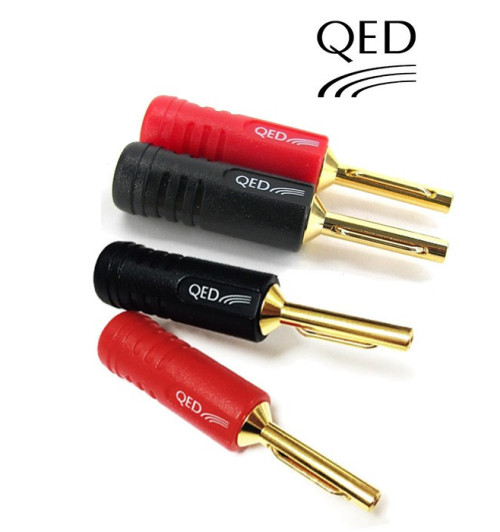 Wtyki bananowe QED QE1880 - 4 szt.