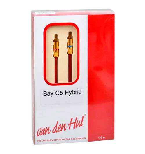 Van den Hul The Bay C5 Hybrid - Kabel koncentryczny interkonekt audio 2 RCA - 2 RCA (Cinch)