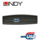 Lindy 43141 - 2-portowy przełącznik (switch) USB 3.0
