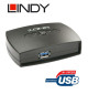 Lindy 43141 - 2-portowy przełącznik (switch) USB 3.0