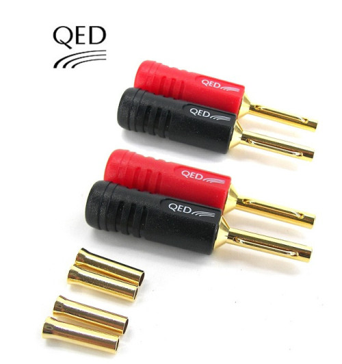 Wtyki bananowe QED QE1885 - 10 szt.