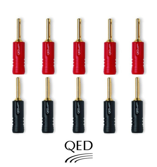 Wtyki bananowe QED QE1885 - 10 szt.