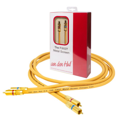 Van den Hul The First Metal Screen - Kabel koncentryczny interkonekt audio 2 RCA - 2 RCA (Cinch)
