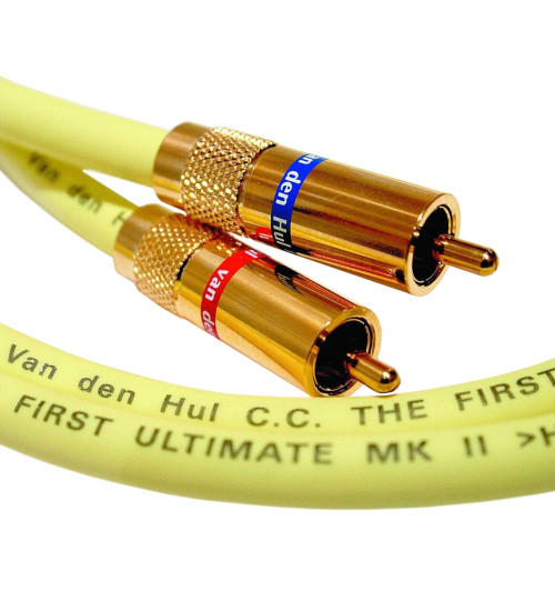 Van den Hul The First Ultimate MK II - Kabel koncentryczny interkonekt audio 2 RCA - 2 RCA (Cinch)