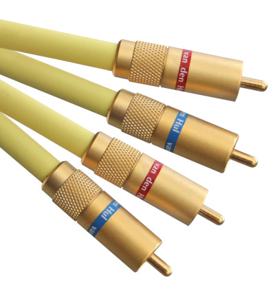 Van den Hul The First Ultimate MK II - Kabel koncentryczny interkonekt audio 2 RCA - 2 RCA (Cinch)