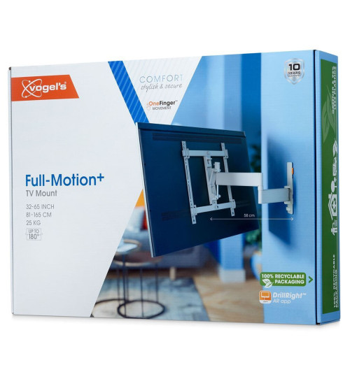 Vogels TVM 3443 - Regulowany uchwyt ścienny do telewizorów 32" - 65"