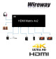 Matrix HDMI 4/2 Professional 6,75Gbps 1.4b Wireway WW553001
