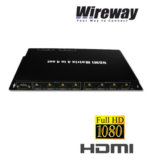 Matrix HDMI 4/4 Professional 6,75Gbps 1.4a Wireway WW553010
