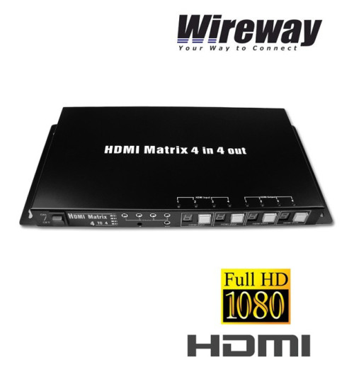 Matrix HDMI 4/4 Professional 6,75Gbps 1.4a Wireway WW553010