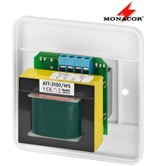 Regulator głośności PA 100 W MONACOR ATT-2100/WS