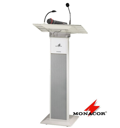 Przenośna mównica z mikrofonem MONACOR ETS-840TXS