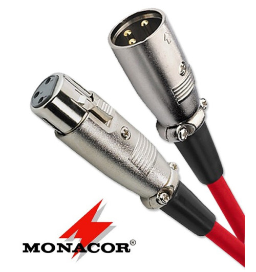 Kabel XLR Monacor MEC-20/RT - 6m
