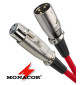 Kabel XLR Monacor MEC-100/RT - 1m
