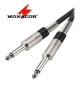 Kabel instrumentalny Jack 6.3 mm Monacor MCC-100/SW - 1m