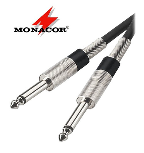 Kabel instrumentalny Jack 6.3 mm Monacor MCC-600/SW - 6m
