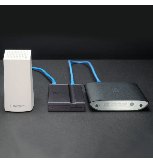 iFi Audio SilentPower LAN iPurifier PRO - Filtr sieci Ethernet z aktywną izolacją optyczną