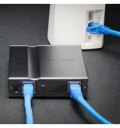 iFi Audio SilentPower LAN iPurifier PRO - Filtr sieci Ethernet z aktywną izolacją optyczną