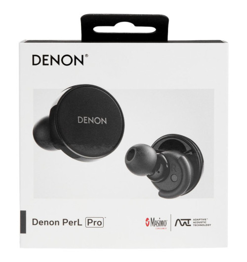 Denon PerL Pro - Bezprzewodowe słuchawki dokanałowe Bluetooth 5.3 z ANC