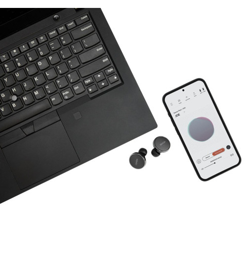 Denon PerL Pro - Bezprzewodowe słuchawki dokanałowe Bluetooth 5.3 z ANC