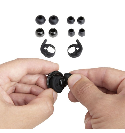 Denon PerL Pro - Bezprzewodowe słuchawki dokanałowe Bluetooth 5.3 z ANC