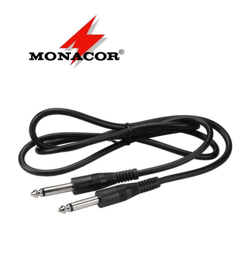Kabel instrumentalny mono Jack 6.3 mm Monacor MCC-122/SW - 9m