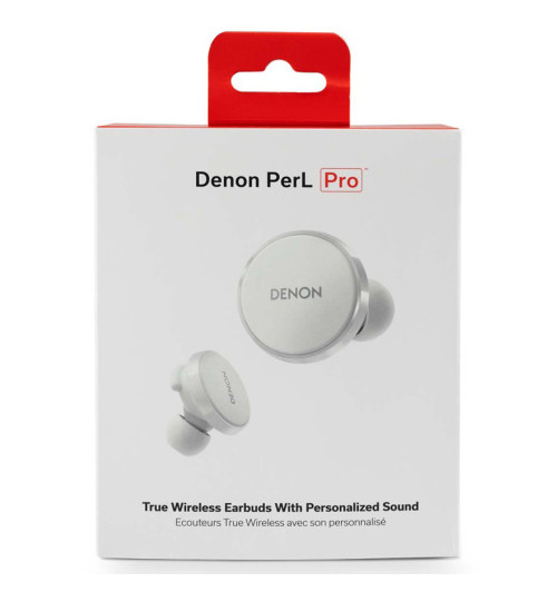 Denon PerL Pro - Bezprzewodowe słuchawki dokanałowe Bluetooth 5.3 z ANC