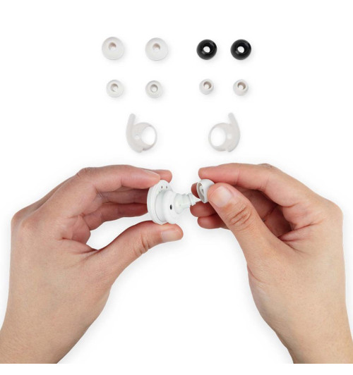 Denon PerL Pro - Bezprzewodowe słuchawki dokanałowe Bluetooth 5.3 z ANC